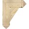 Ekena Millwork Traditional Arts and Crafts Rough Sawn Bracket w/ Offset Brace, Douglas Fir, 8"W x 20"D x 24"H BKT0806X20X24TRA03RDF - alternate 3